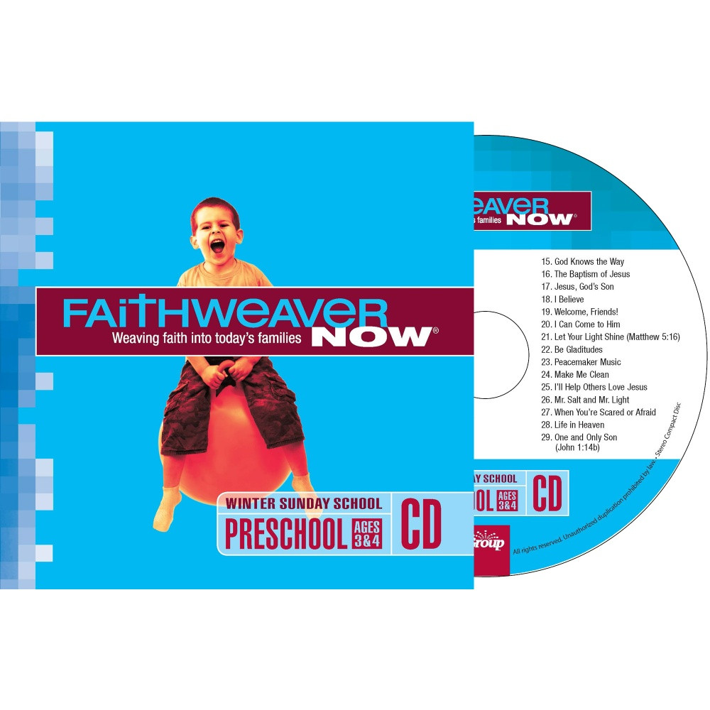 Winter 2025 FaithWeaver NOW Preschool CD Winter 2025 FaithWeaver NOW Preschool CD