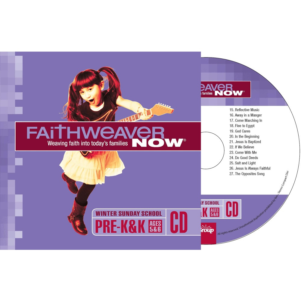 Winter 2025 FaithWeaver NOW Pre-K&K CD Winter 2025 FaithWeaver NOW Pre-K&K CD