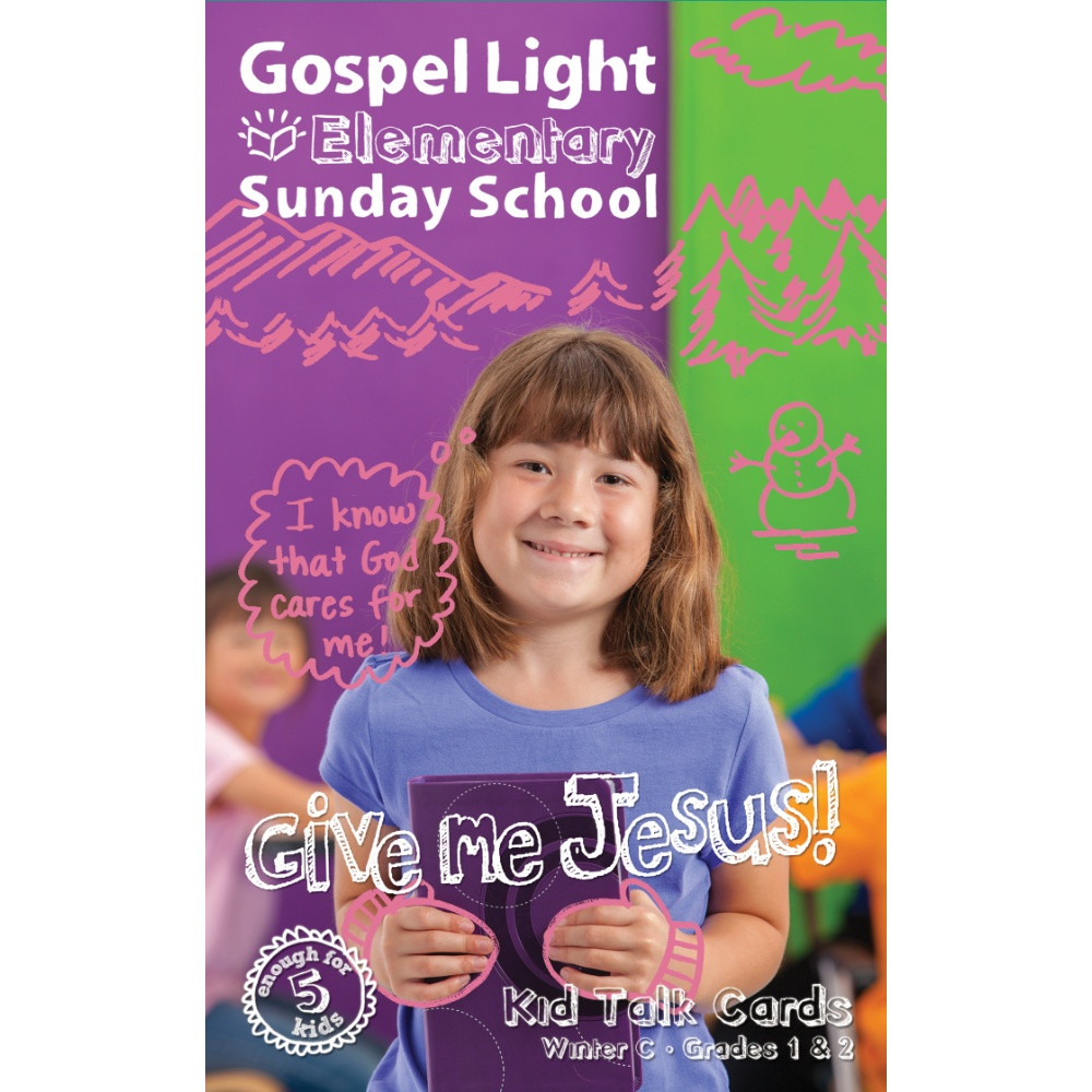 Early Elementary (Grades 1-2) Kid Talk Cards (5 Students) - Gospel Light - Winter C