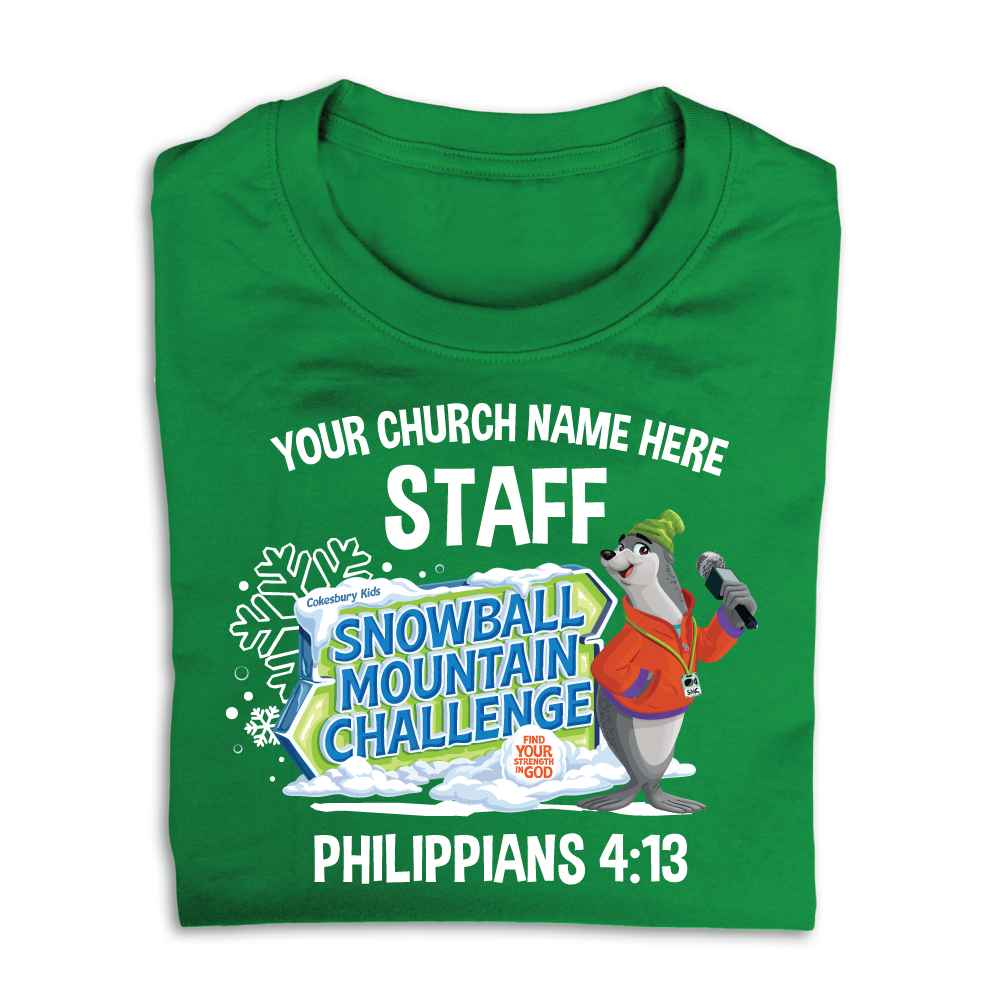 Easy Custom VBS T-Shirt - Full Color Design - Snowball Mountain Challenge VBS - VSMCFC03