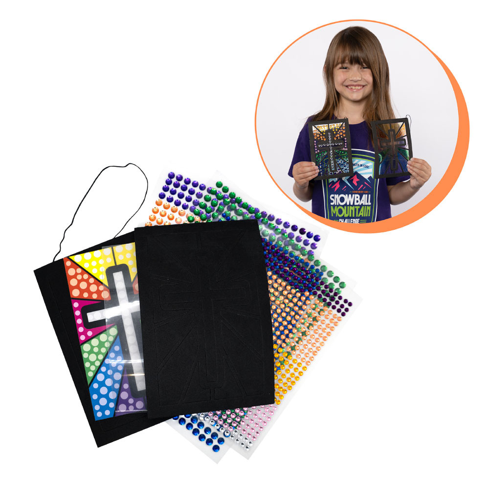 Diamond Art Suncatcher (Pkg of 12) - Snowball Mountain VBS 2026 by Cokesbury
