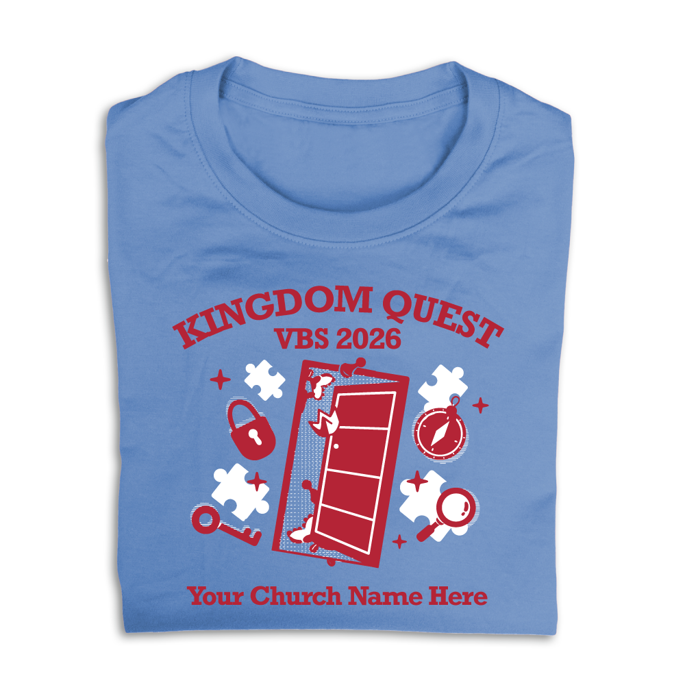 Easy Custom VBS T-Shirt - Two Color Design - Kingdom Quest VBS - VKGD030