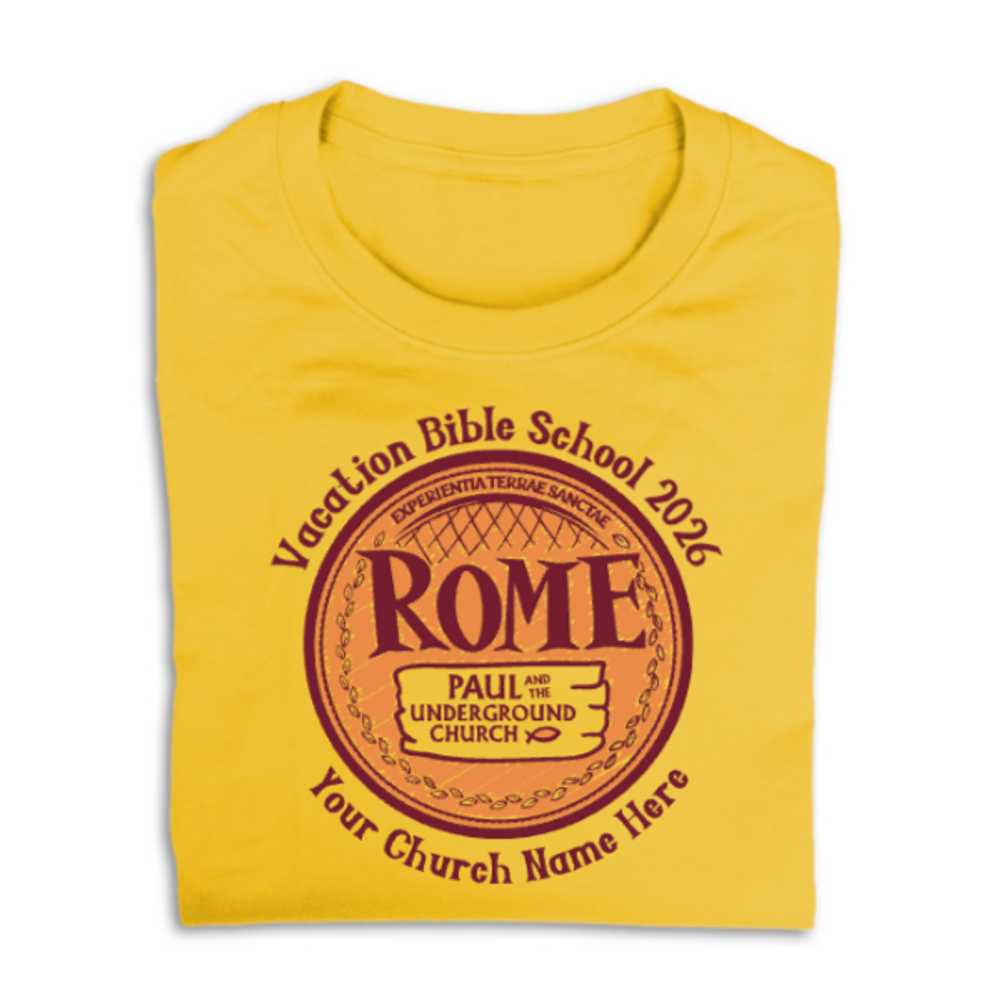 Easy Custom VBS T-Shirt - Two Color Design - Rome VBS - VROM010