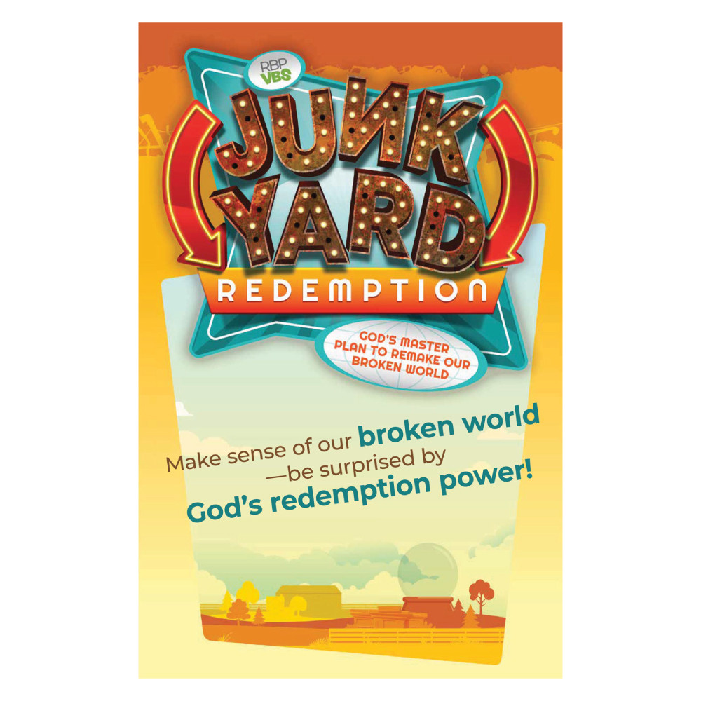Theme Bulletin Covers - Pack of 50 - Junkyard Redemption VBS 2026 by RBP