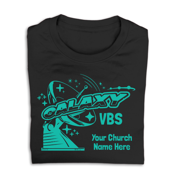 Easy Custom VBS T-Shirt - One Color Design - Galaxy Weekend VBS - VGAL061