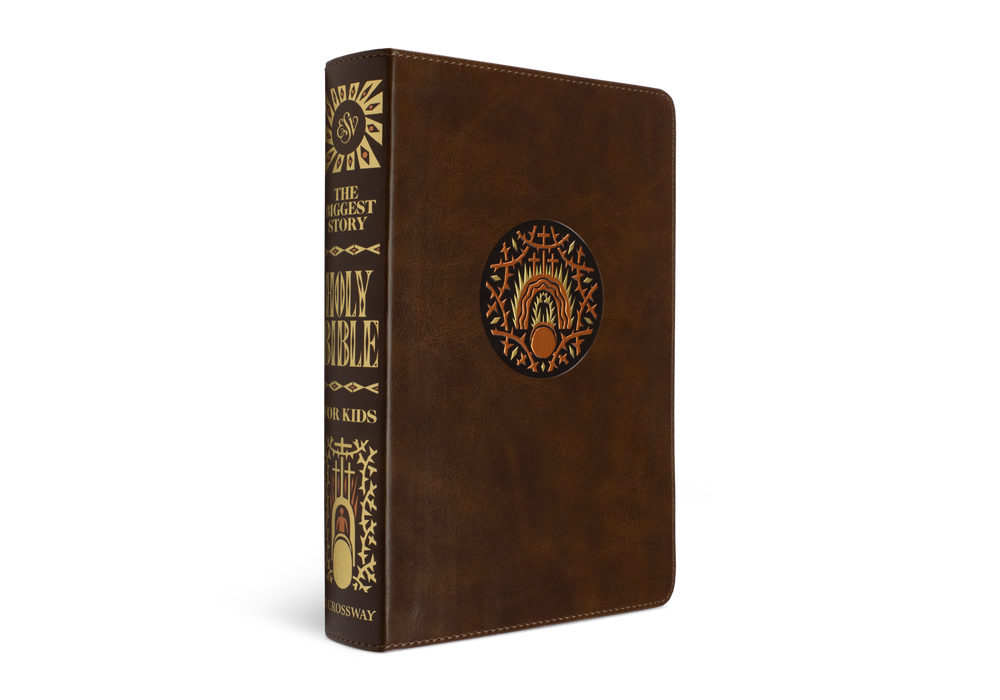 ESV The Biggest Story Holy Bible for Kids, Indexed (TruTone, Brown, Living Hope) - Bulk Case of 8