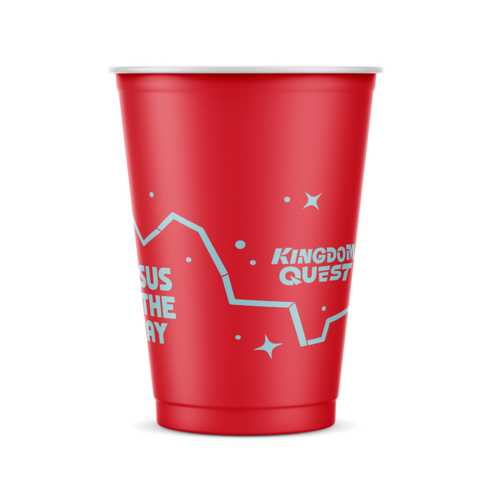 Party Cups - Pack of 12 - Kingdom Quest VBS 2026 by Orange
