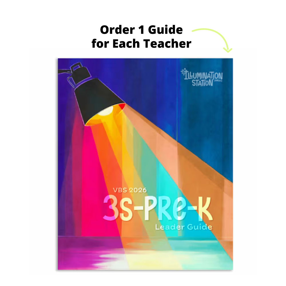 3s-Pre-K Leader Guide - Illumination Station VBS 2026 by Lifeway