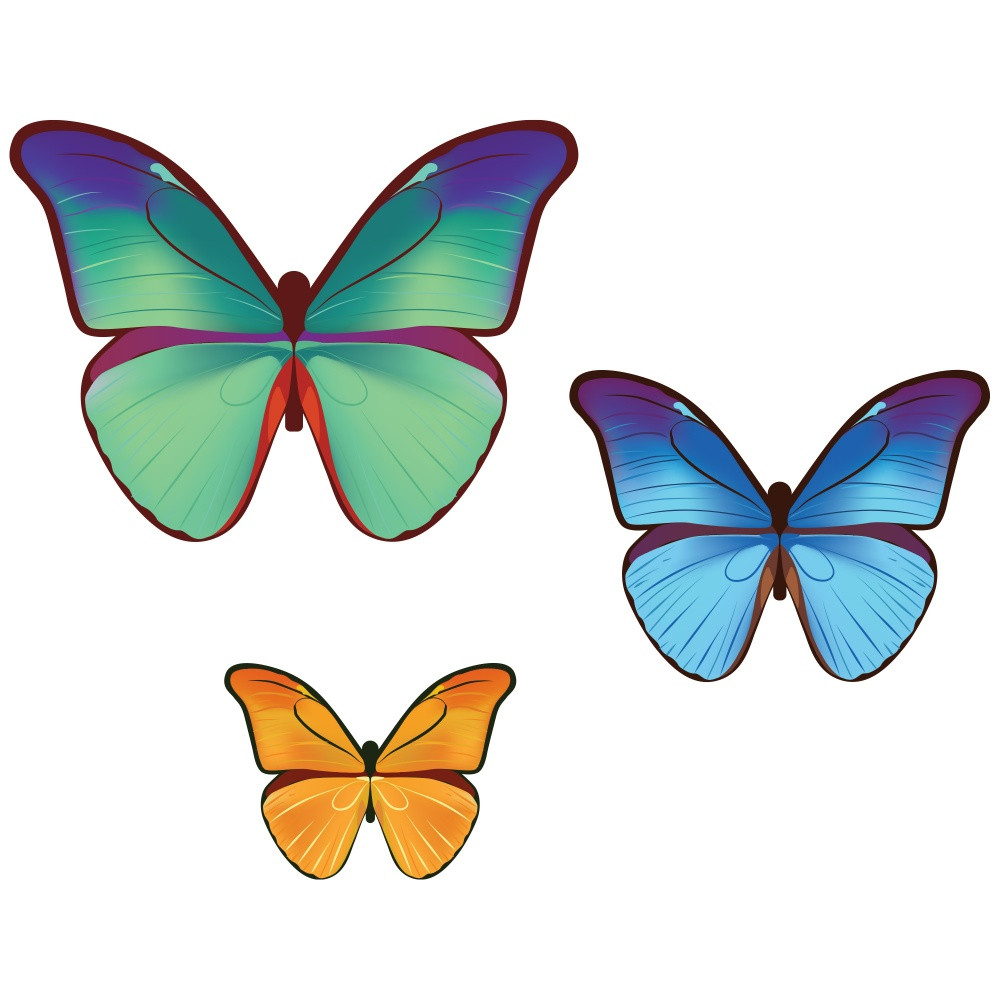 Die-Cut Decorating Butterflies (set of 27) - Rainforest Falls VBS