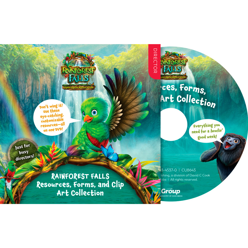 Clip Art & Resources DVD - Director Resource - Rainforest Falls