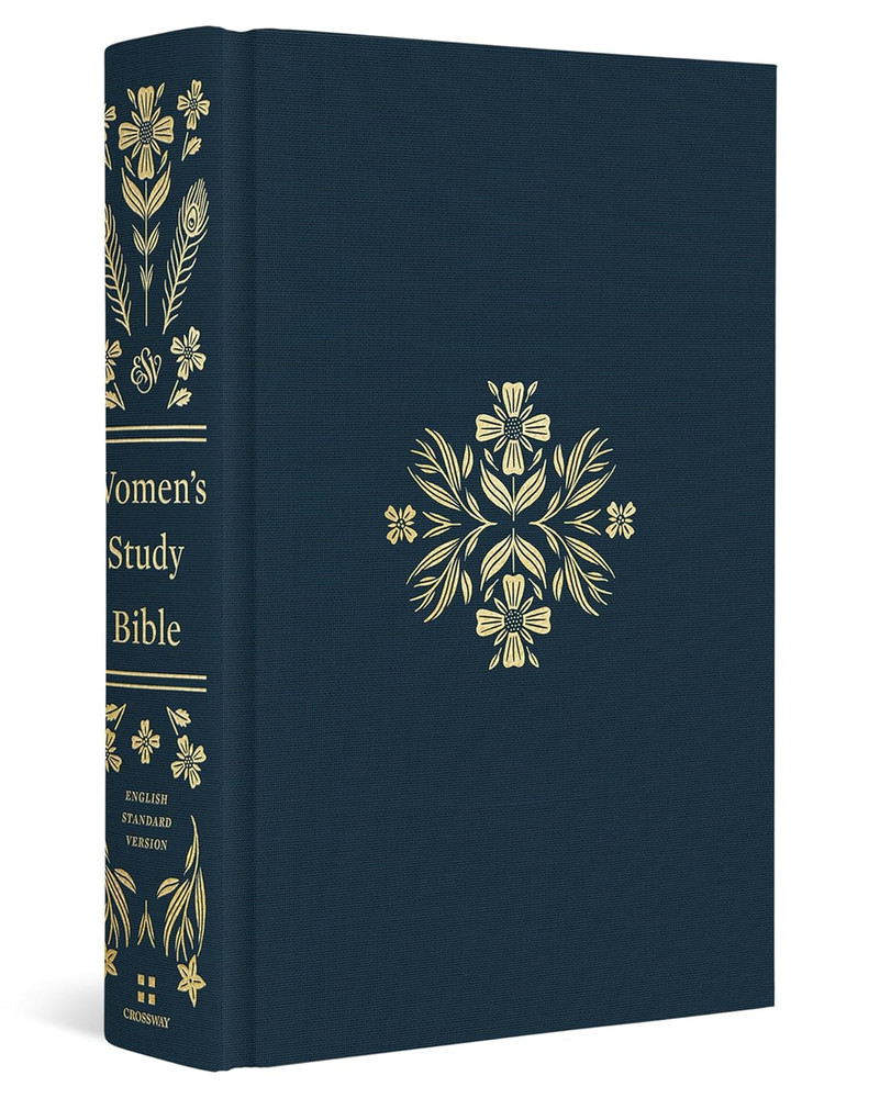 ESV Women's Study Bible: Cloth over Board, Dark Teal - Case of 8