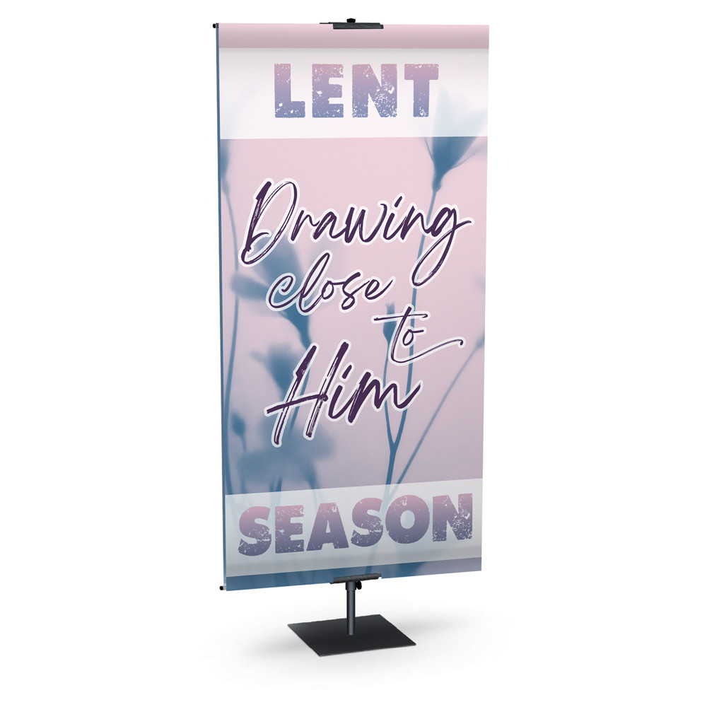 Church Banners - He Is Risen Pastel - Lent Season