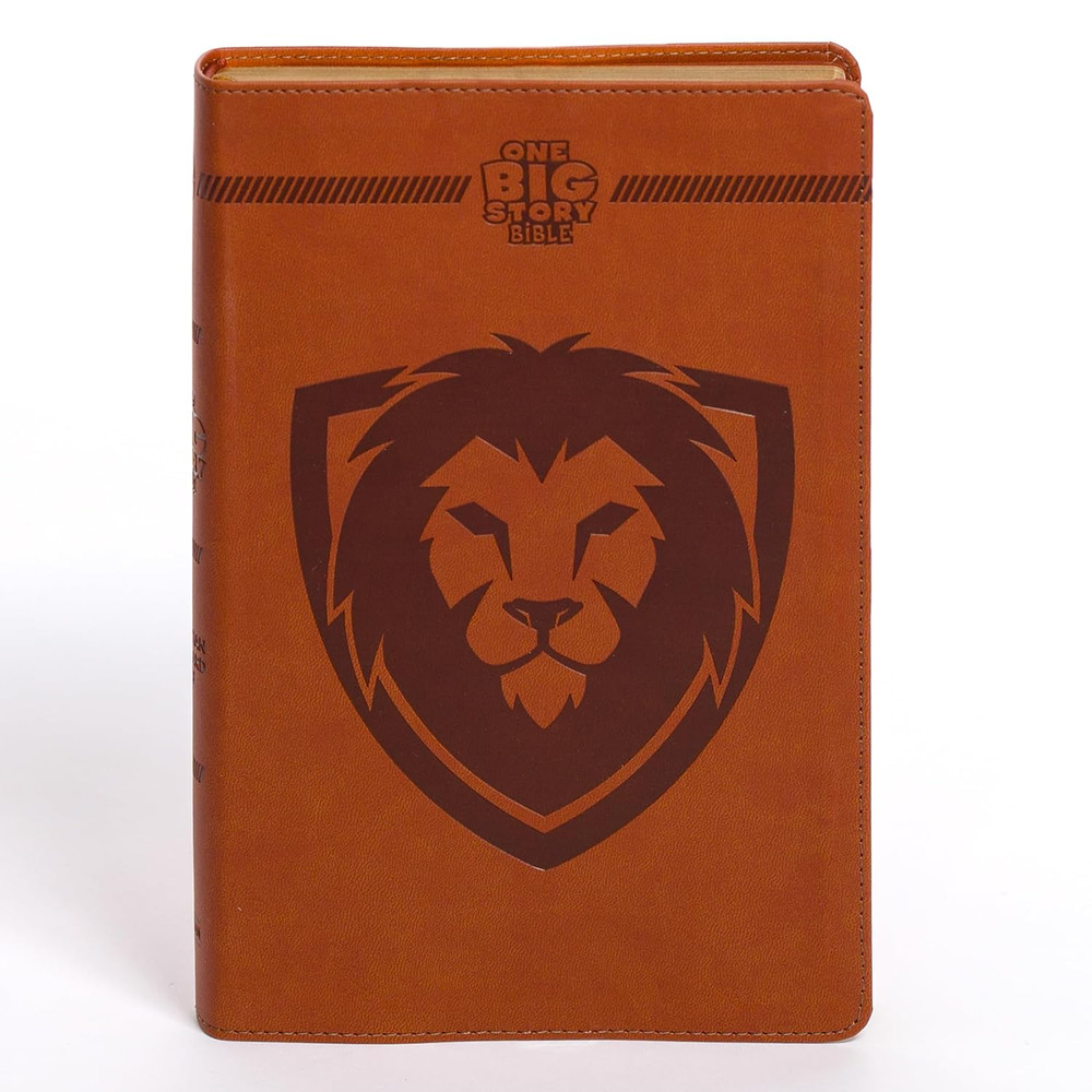 CSB One Big Story Bible, Brown LeatherTouch - Bulk Case of 18