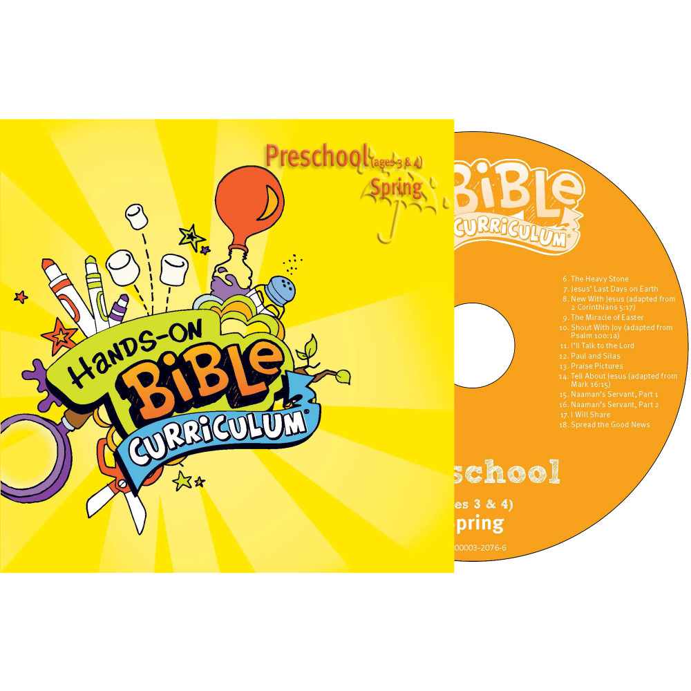 Spring 2026 Hands-On Bible Curriculum Preschool CD