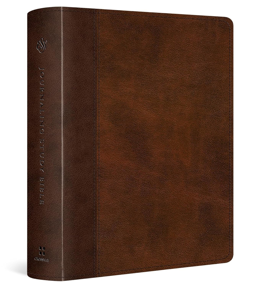 ESV Journaling Study Bible-Brown/Chestnut, Timeless Design TruTone - Case of 8