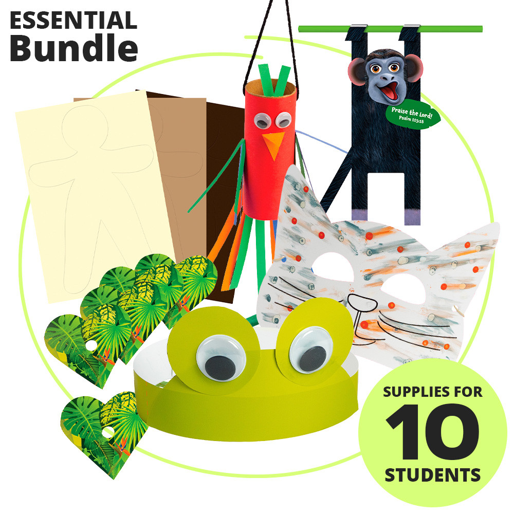 Preschool Craft & Play BUNDLE - Rainforest Falls VBS 2026 by Group