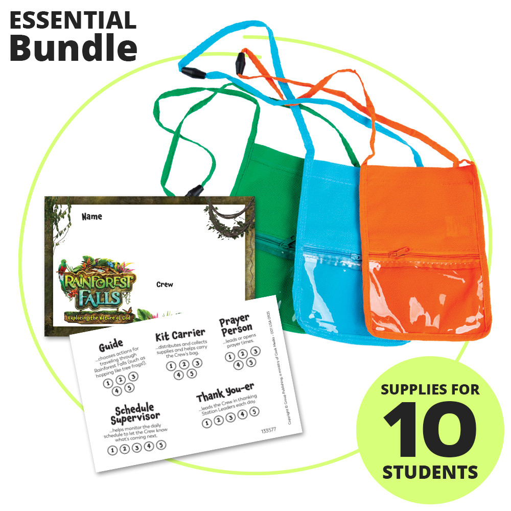 Name Badge BUNDLE - Rainforest Falls VBS 2026 by Group