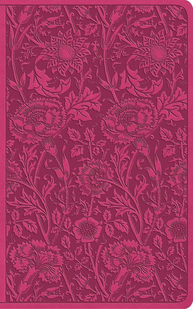 ESV Vest Pocket New Testament With Psalms And Proverbs - Berry, Floral Design Trutone - Bulk Case of 120