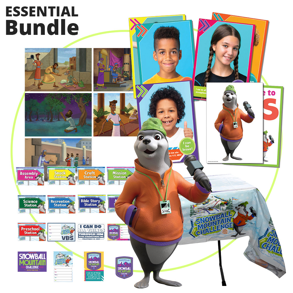 Decor Kickstarter Poster BUNDLE - Snowball Mountain Challenge VBS 2026 by Cokesbury