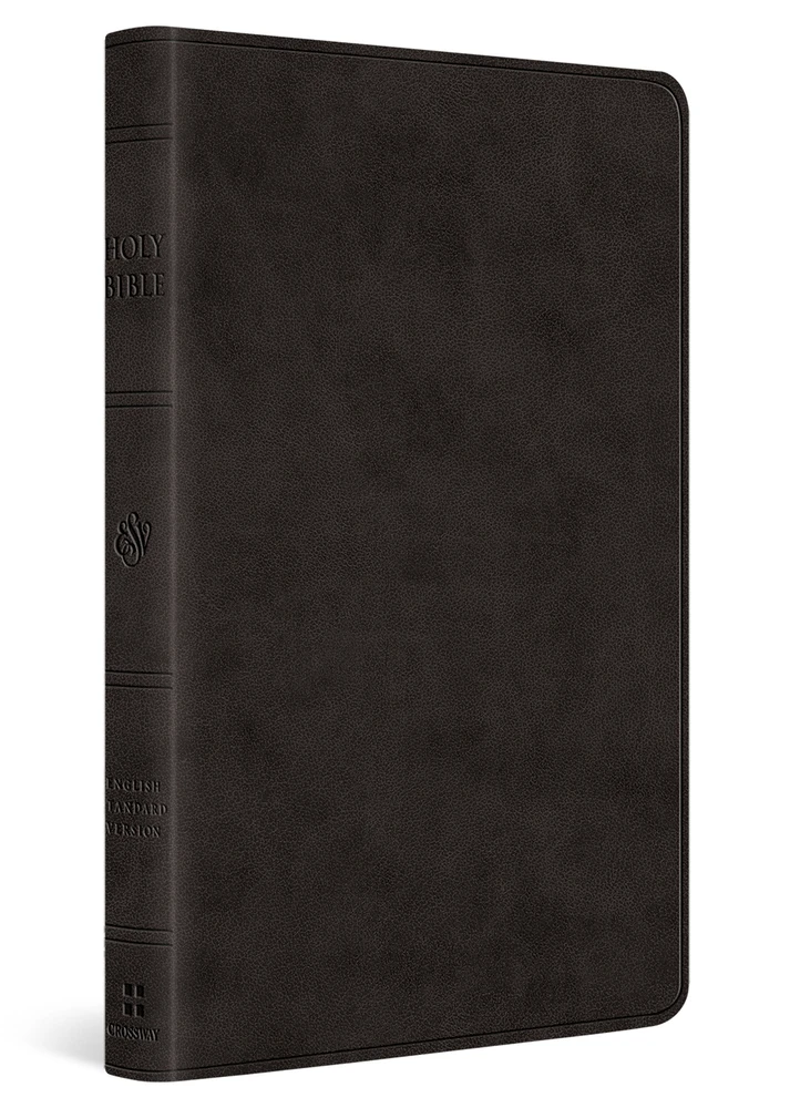 ESV Large Print Value Thinline Bible - Black Trutone - Case of 24