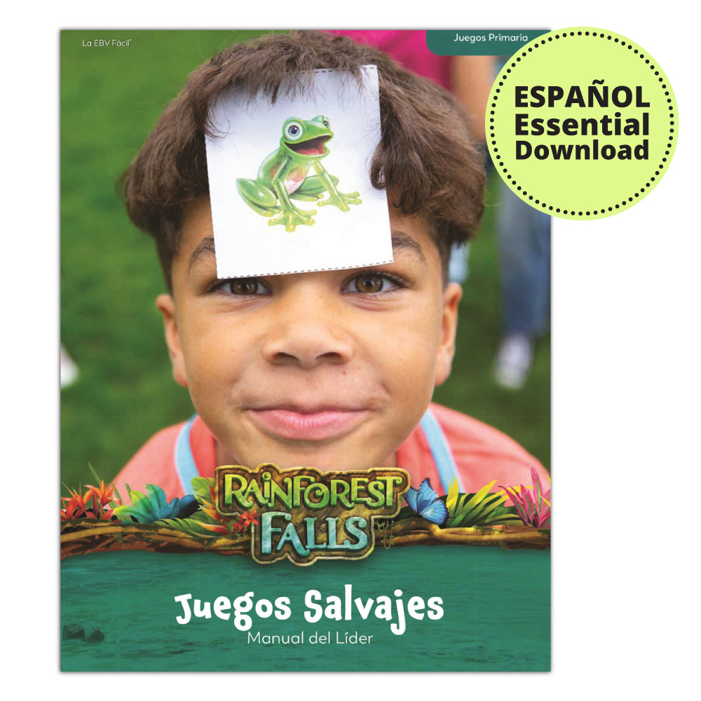 Wild Games Spanish Leader Manual Download - PDF - Rainforest Falls VBS 2026 by Group