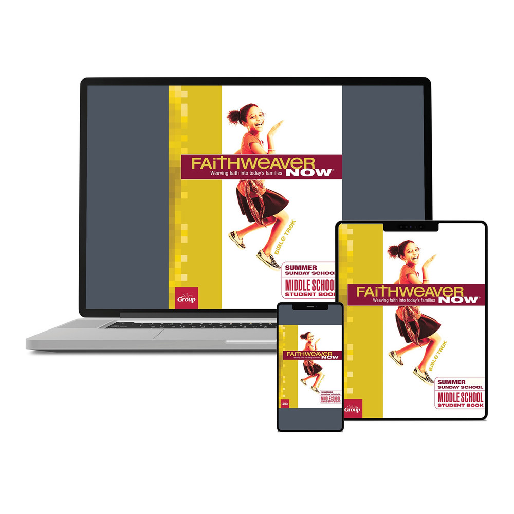 FaithWeaver NOW Middle School/Junior High Student Papers - Bible Trek Download - Summer 2026