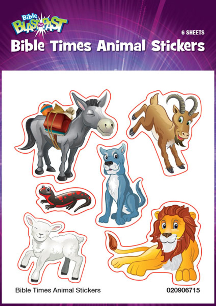 Bible Times Animal Stickers (6) - VBS