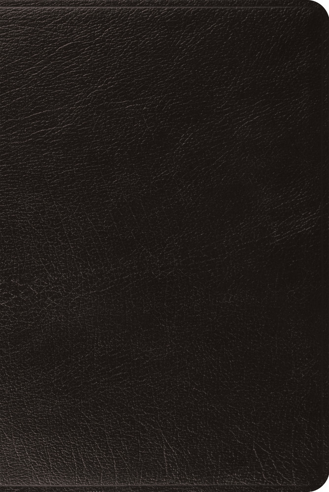ESV Personal Size Reference Bible - Black Genuine Leather