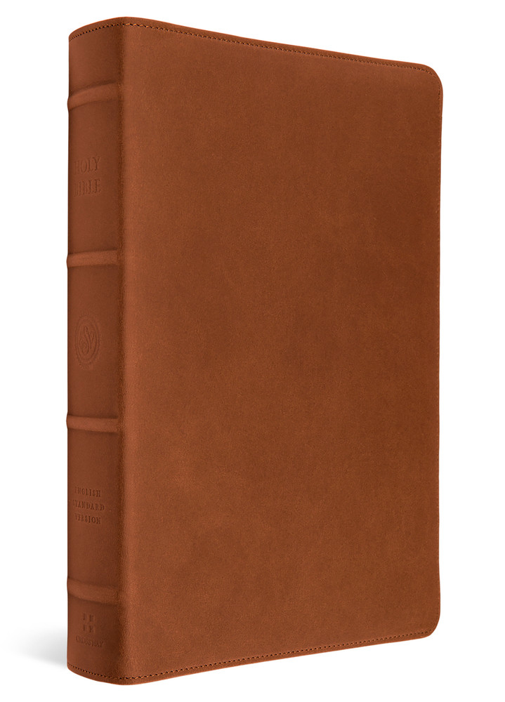 ESV Heirloom Bible, Gloria Dei: Single Column Edition-British Tan Cowhide