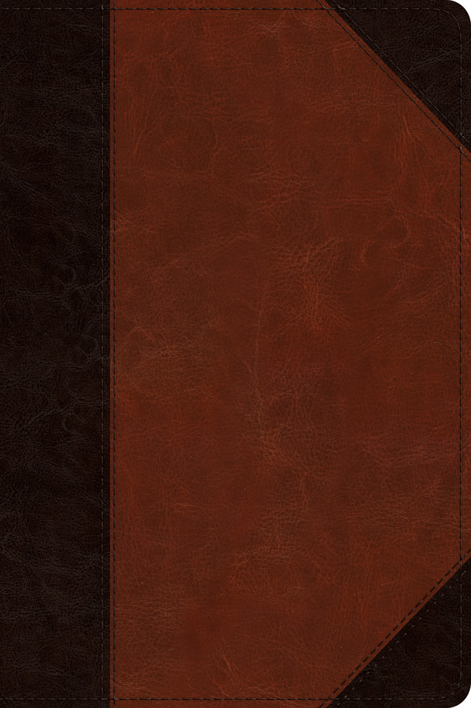 ESV Wide Margin Reference Bible, Brown/Cordovan TruTone, Portfolio Design