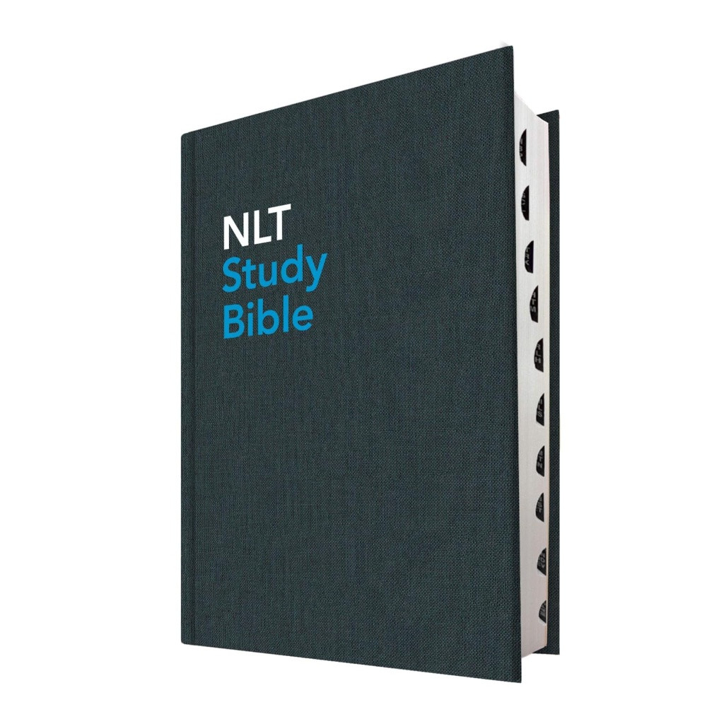 NLT Study Bible, Indexed (Hardcover Cloth, Blue) Case of 8