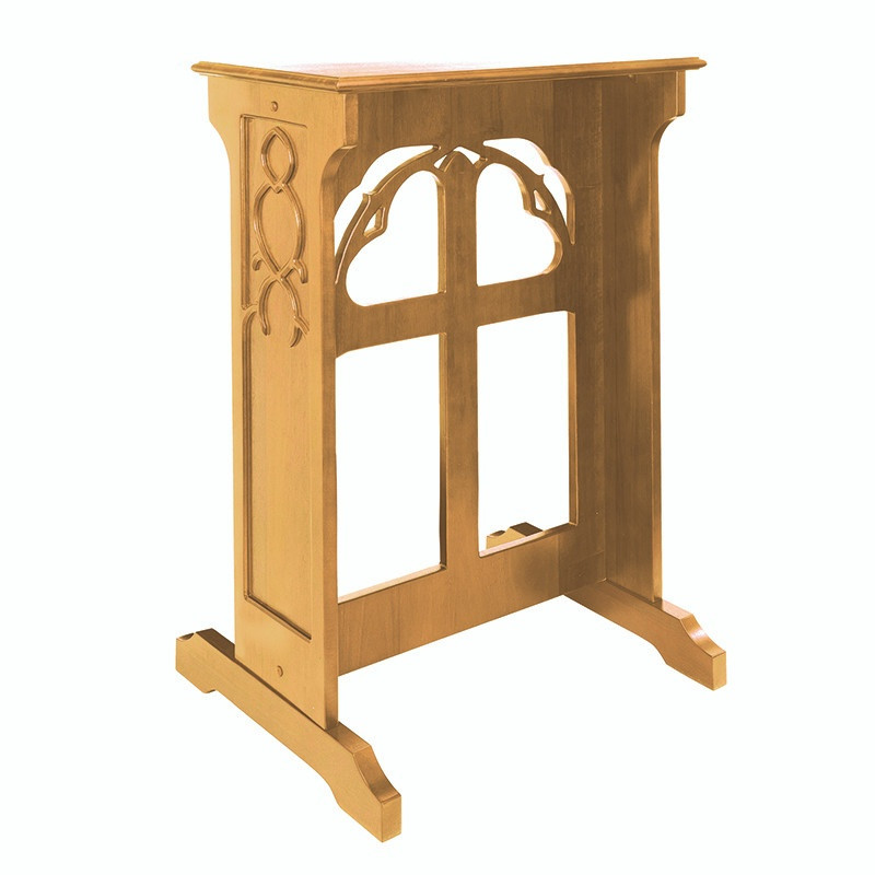 Holy Cross Credence Table - Medium Oak