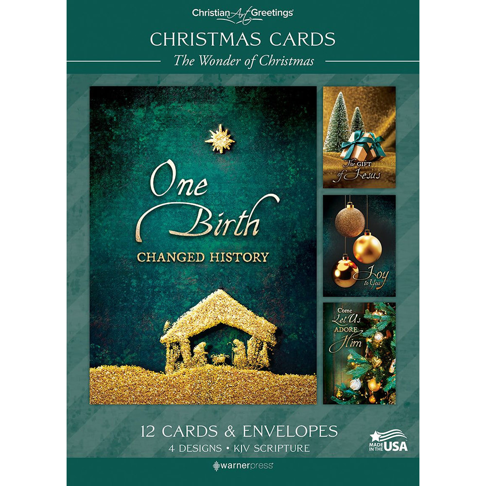 Boxed Cards 4.75" x 6.75" - Assortment - Christmas - The Wonder of Christmas (Box of 12)