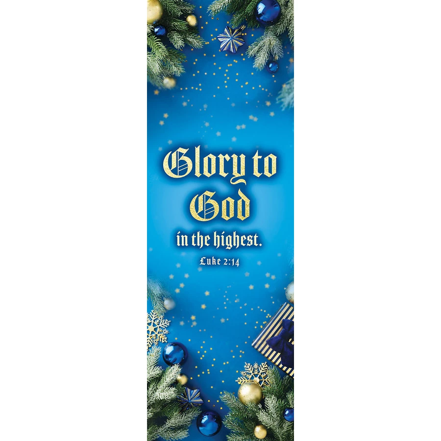 Bookmarks - Christmas - Glory to God in the highest - Luke 2:14 KJV (Pack of 25)