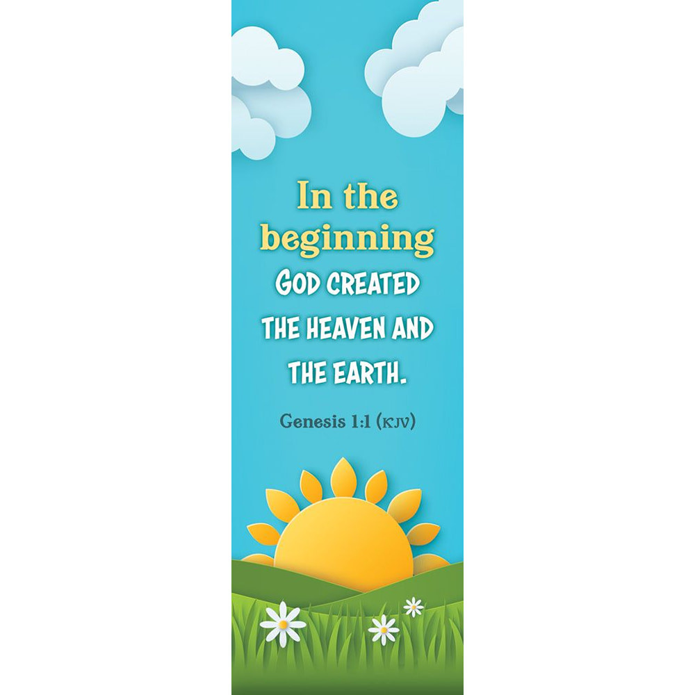 Bookmarks - Kids - In the Beginning... - Genesis 1:1 KJV (pkg 25)