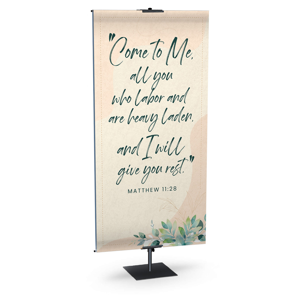Church Banner - Welcome - Come to Me