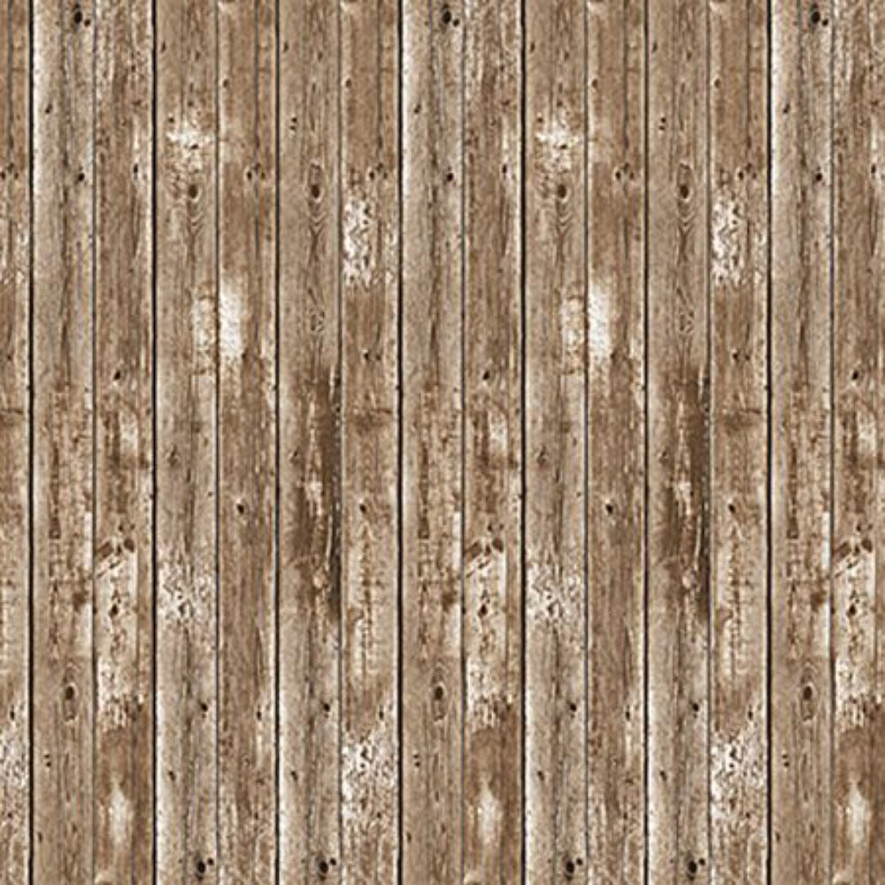 Weathered Wood Plastic Backdrop (4ft x 30ft) - VBS
