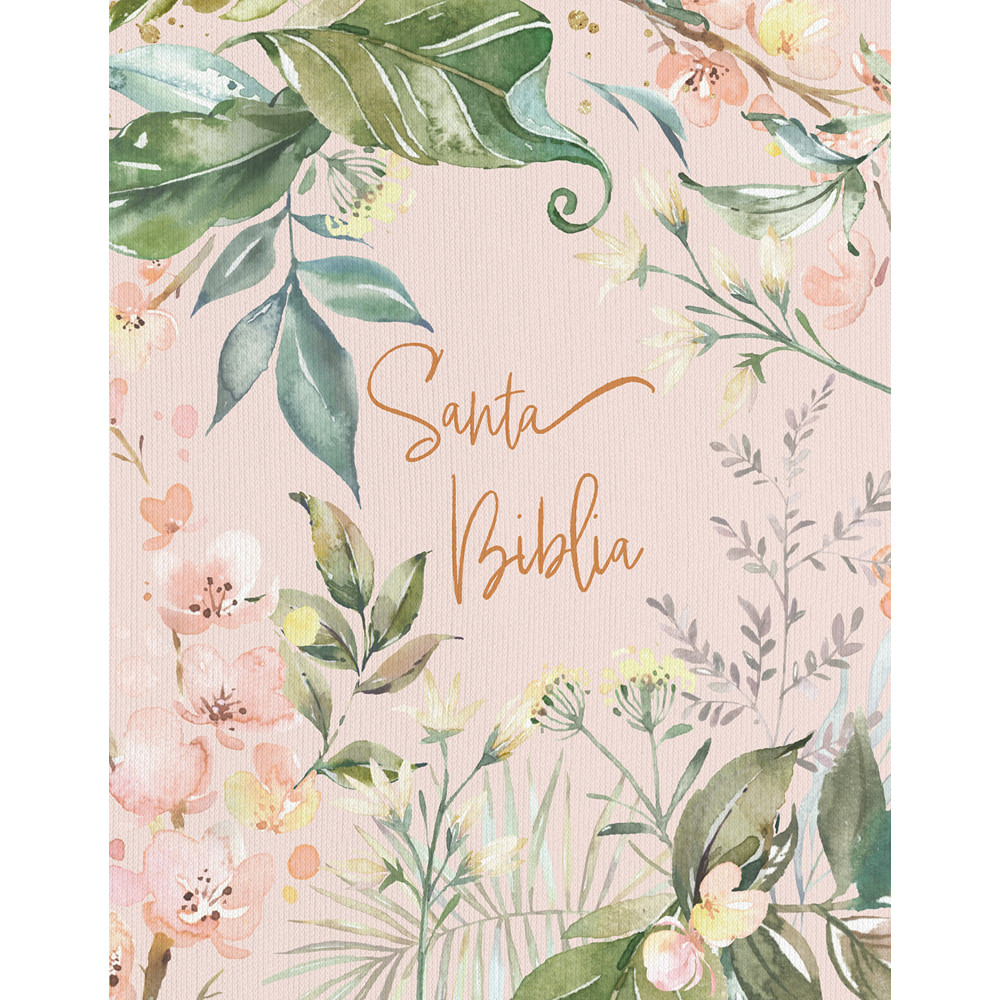 RVR 1960 Biblia de Apuntes Aviva Nuestros Corazones, Floral, Tela Sobre Tapa Dura - Case of 12