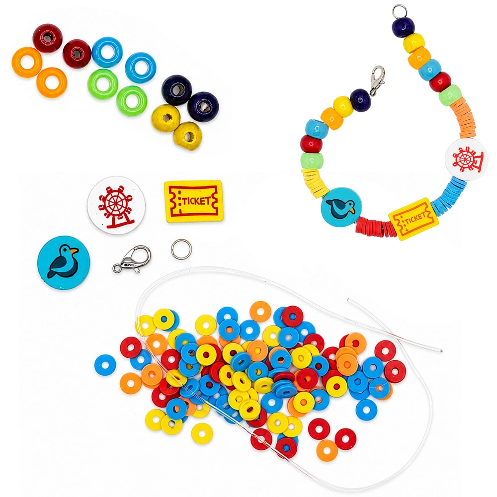 Friendship Bracelet Kit (Pkg of 12) - On the Boardwalk VBS 2027 by Cokesbury