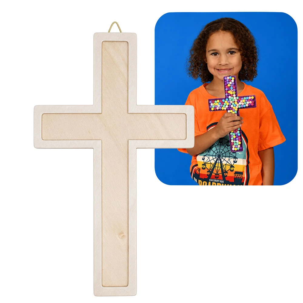 Raised Edge Cross (Pkg of 12) - On the Boardwalk VBS 2027 by Cokesbury