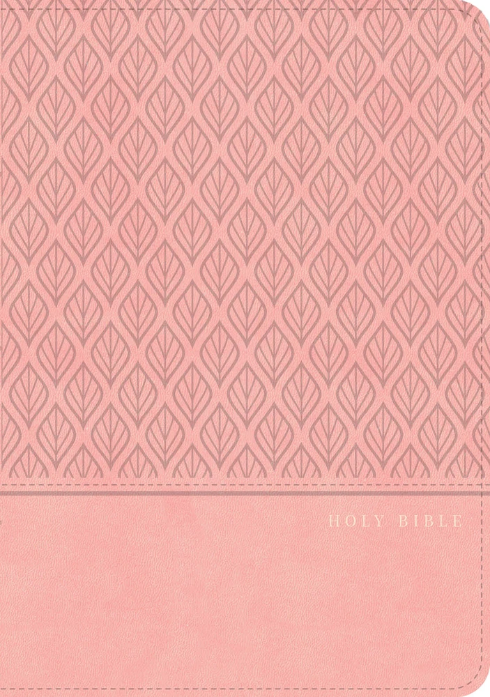 CSB Personal Size Giant Print Bible, Optimal Type, Digital Study Edition, Pink LeatherTouch - Case of 12