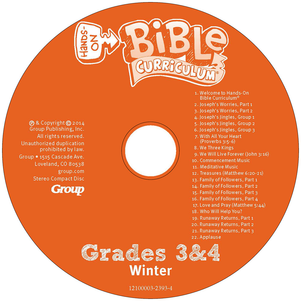 Grades 3&4 CD: Hands-On Bible Curriculum Winter 2026