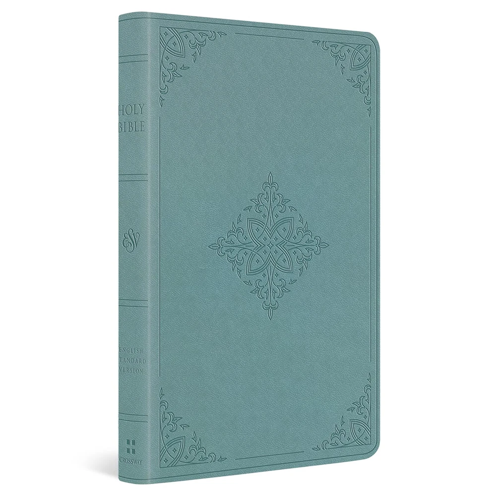ESV Premium Gift Bible (TruTone Leather, Paris Sky, Fleur-de-lis Design) - Bulk Case of 24