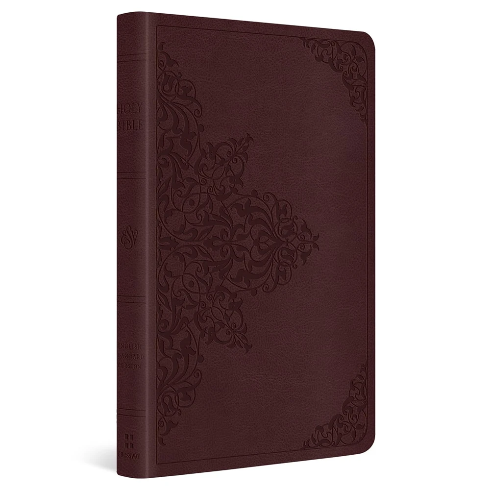 ESV Premium Gift Bible (TruTone Leather, Raspberry, Chestnut) - Bulk Case of 24