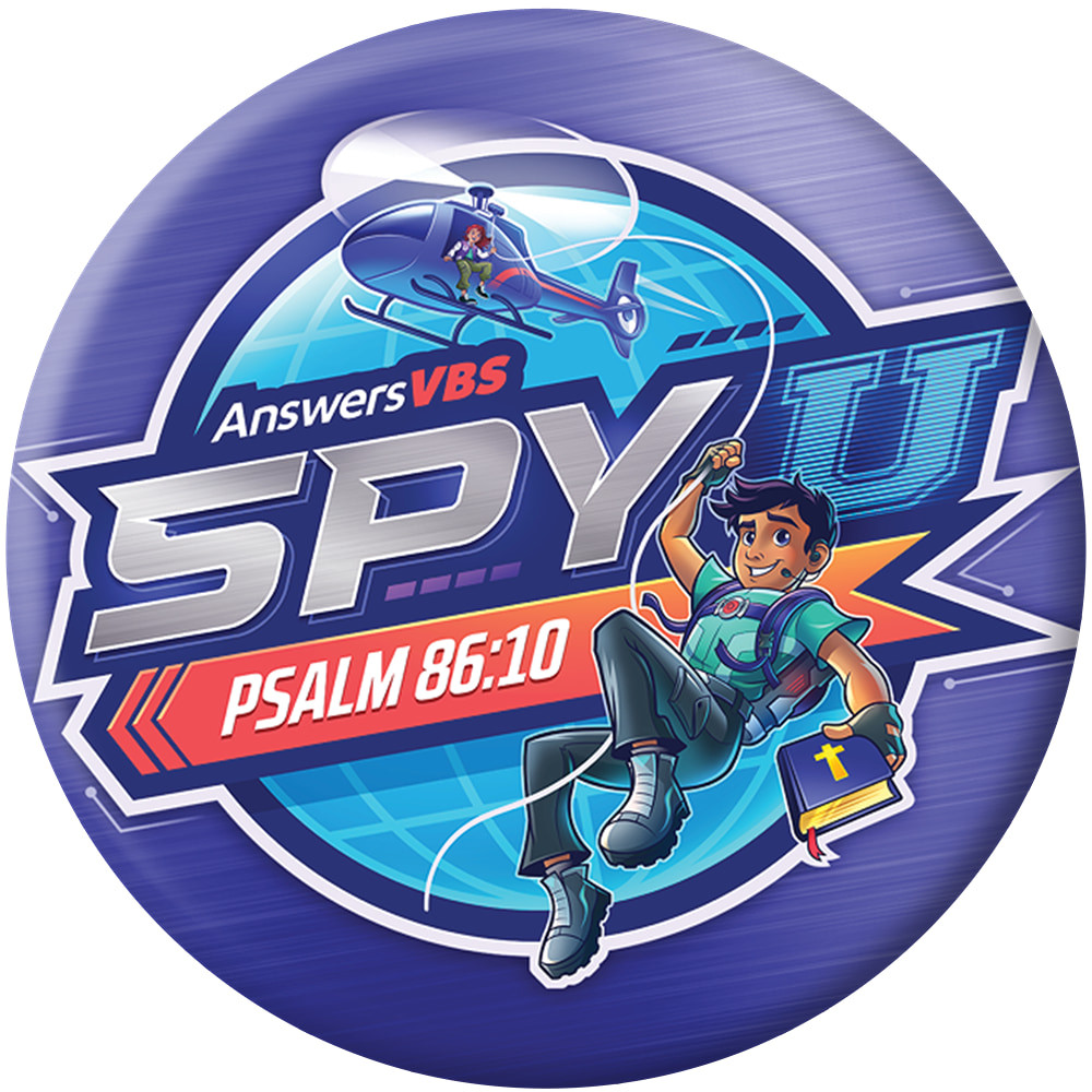 Logo Button (Pack of 10) - Spy U VBS 2027 by Answers