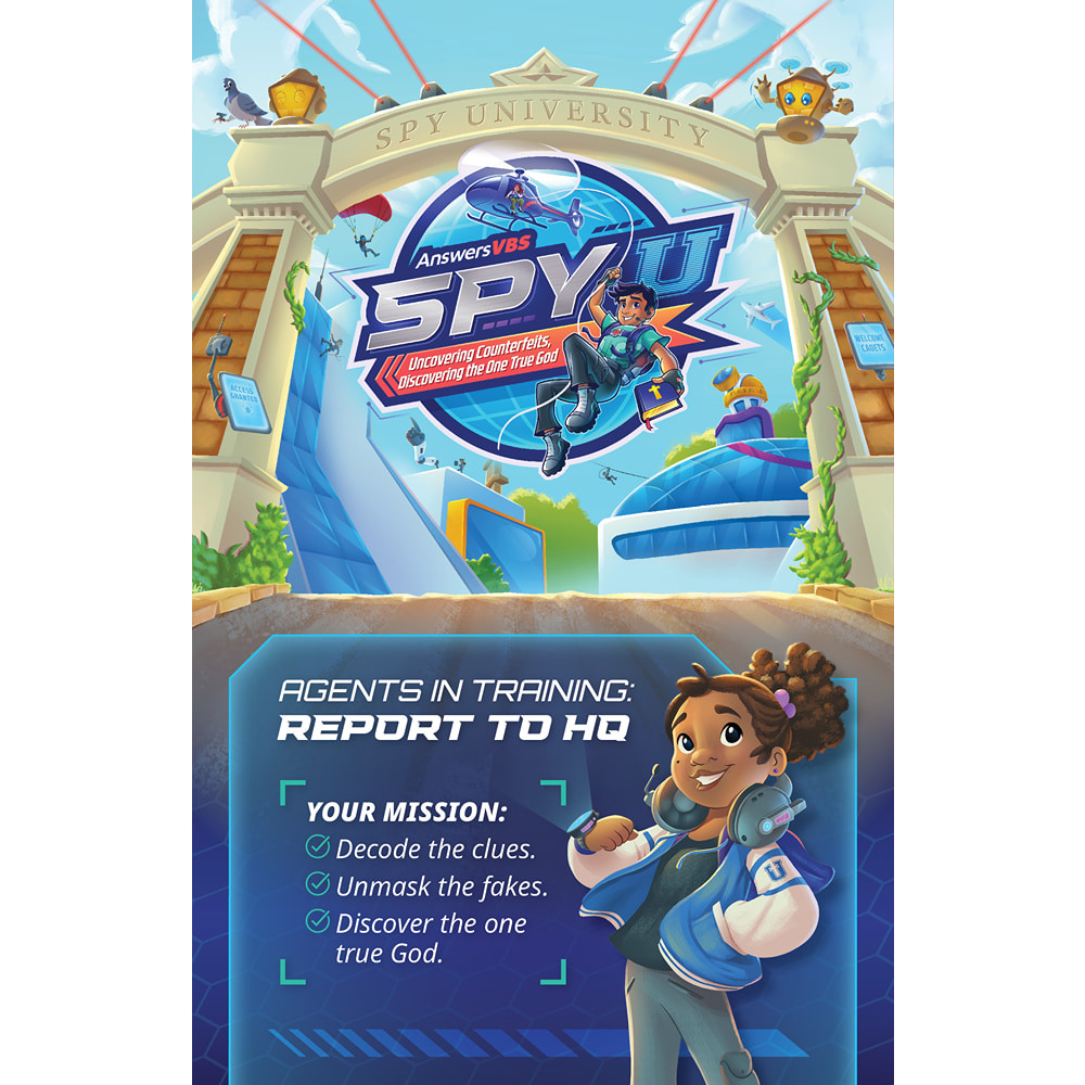 Bulletin Insert (Pack of 10 sheets, 20 total inserts) - Spy U VBS 2027 by Answers