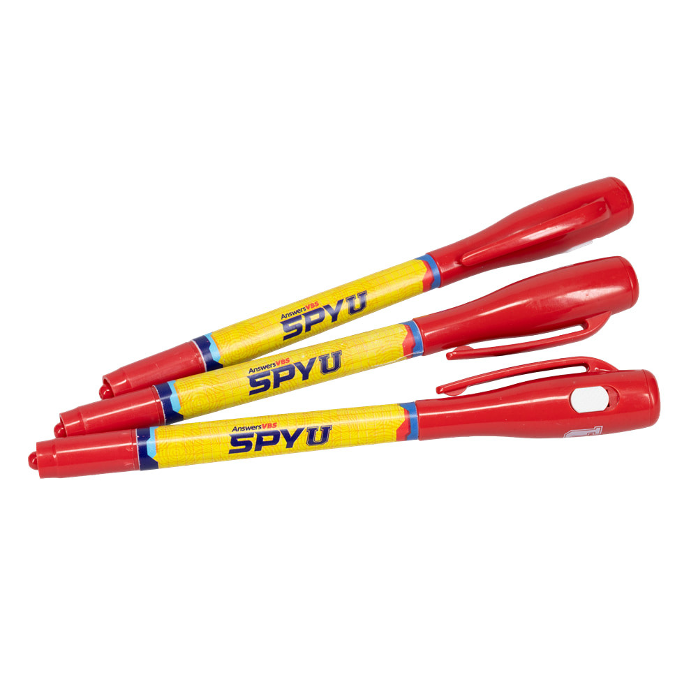 Invisible Ink Pens (Pack of 10) - Spy U VBS 2027 by Answers