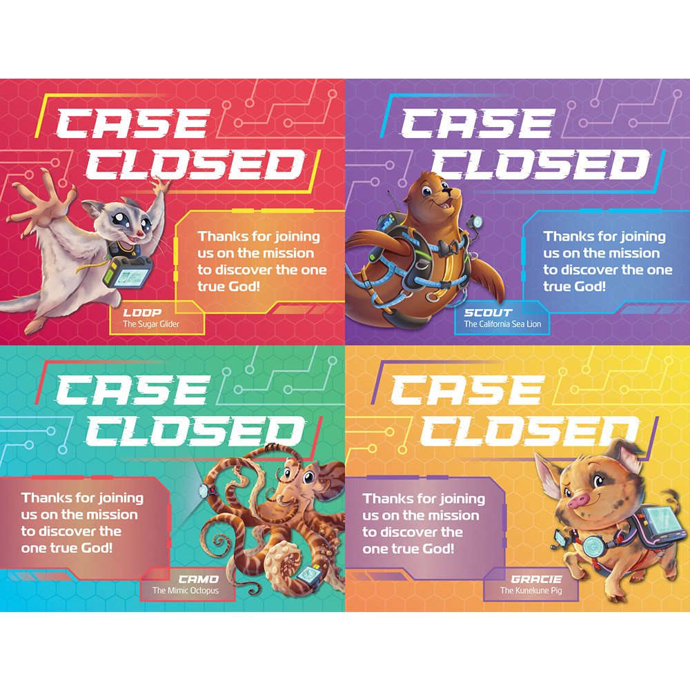 Thanks for Coming Postcard - Spy U VBS 2027 by Answers