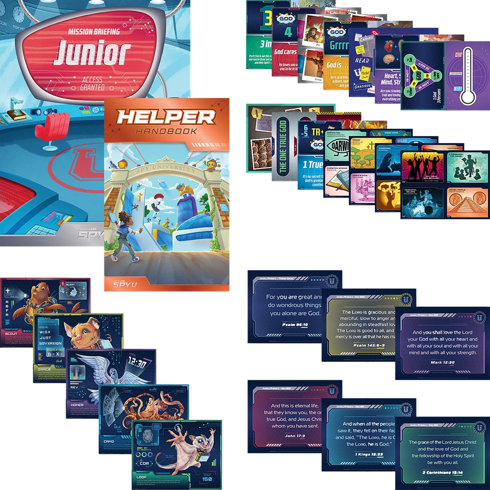 Junior Resource Kit - Teaching Materials for Junior Classroom (Ages 9 to 12) - Spy U VBS 2027 by Answers