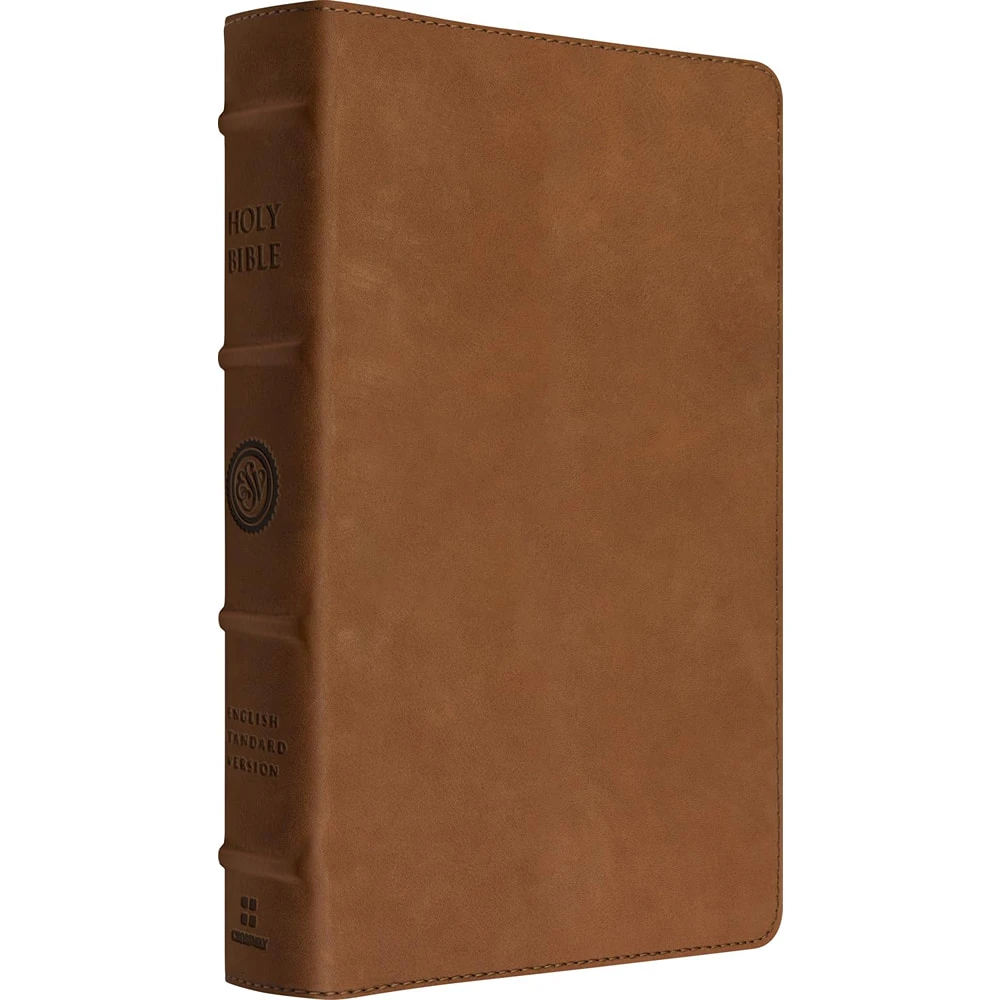ESV Heirloom Bible, Scriptura Sacra: Personal Size Reference Edition (Cowhide, British Tan)